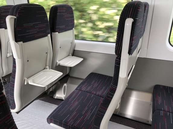 Greater Anglia's Bombadier seats