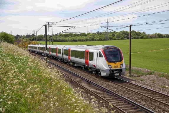 A new Bombardier train, which does not have First Class