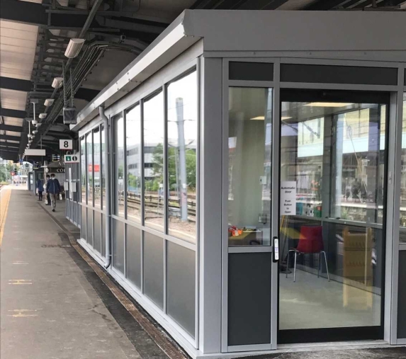 New waiting room at Cambridge station