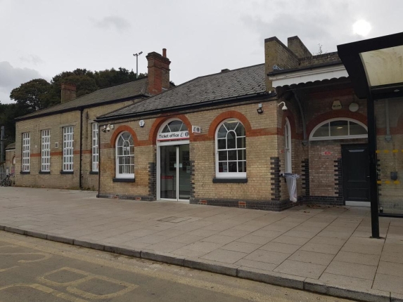 Outside view of the new Ticket Office at Ipswich Station