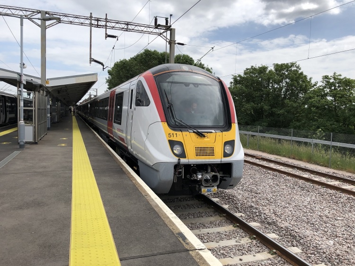 Greater Anglia's Bombadier train