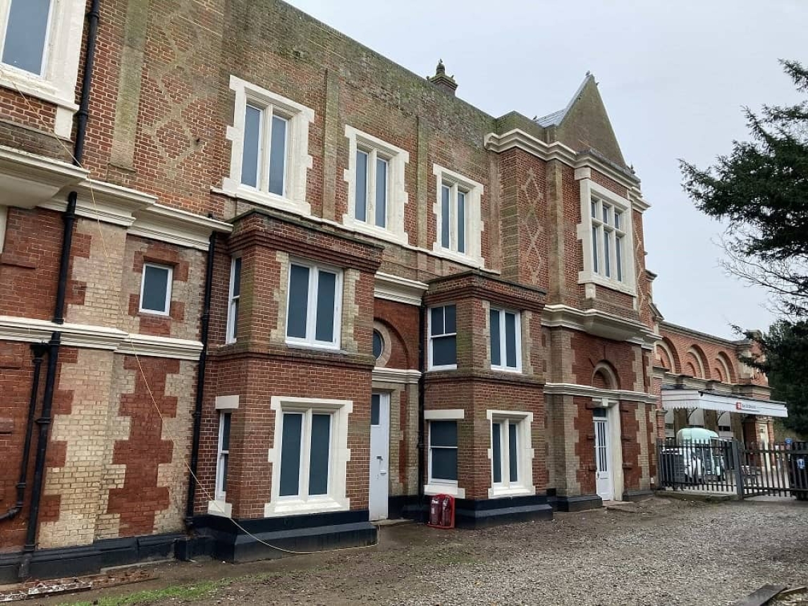 The completed restoration of the station master's house