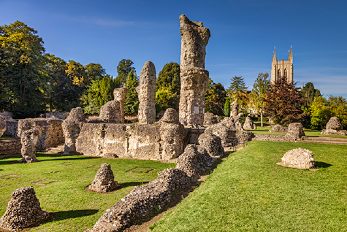 Abbey Gardens in Bury St Edmunds