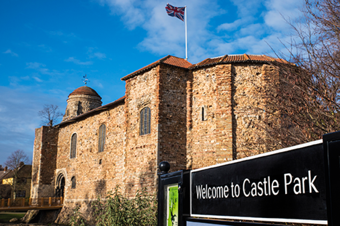 Castle Park in Colchester