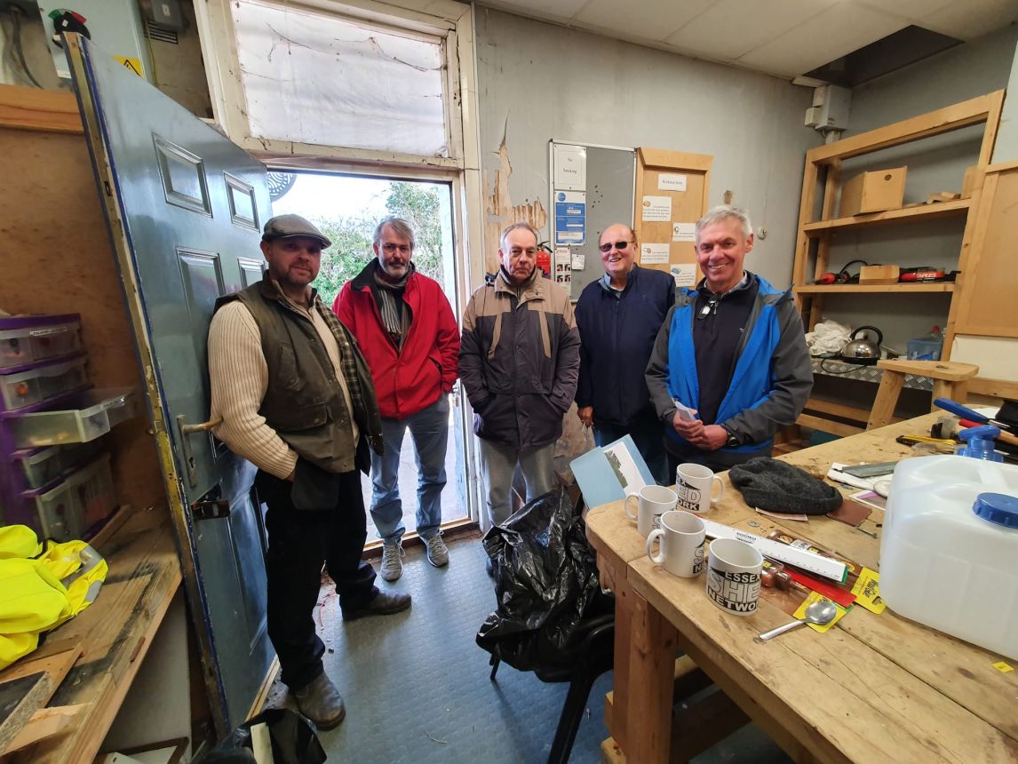 Southminster Men's Shed volunteers 